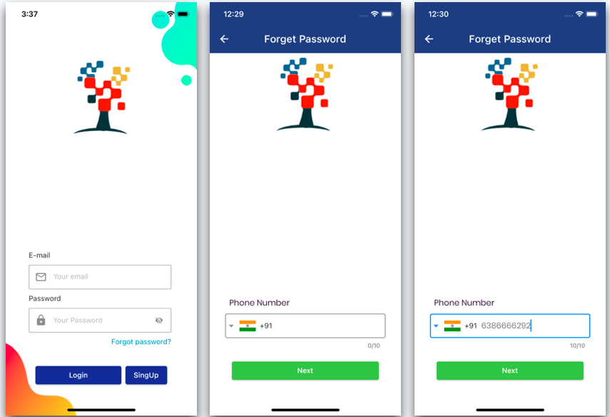 Verify Mobile with OTP and Reset Password in Flutter