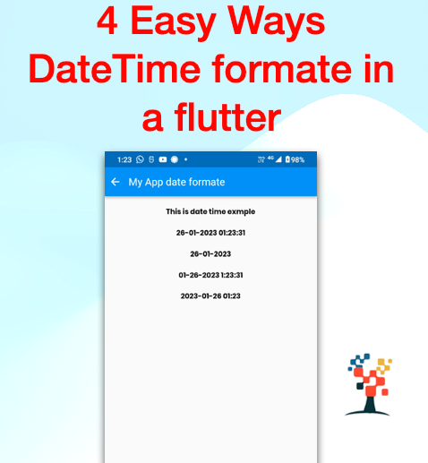 formate datetime in flutter, datetime in flutter