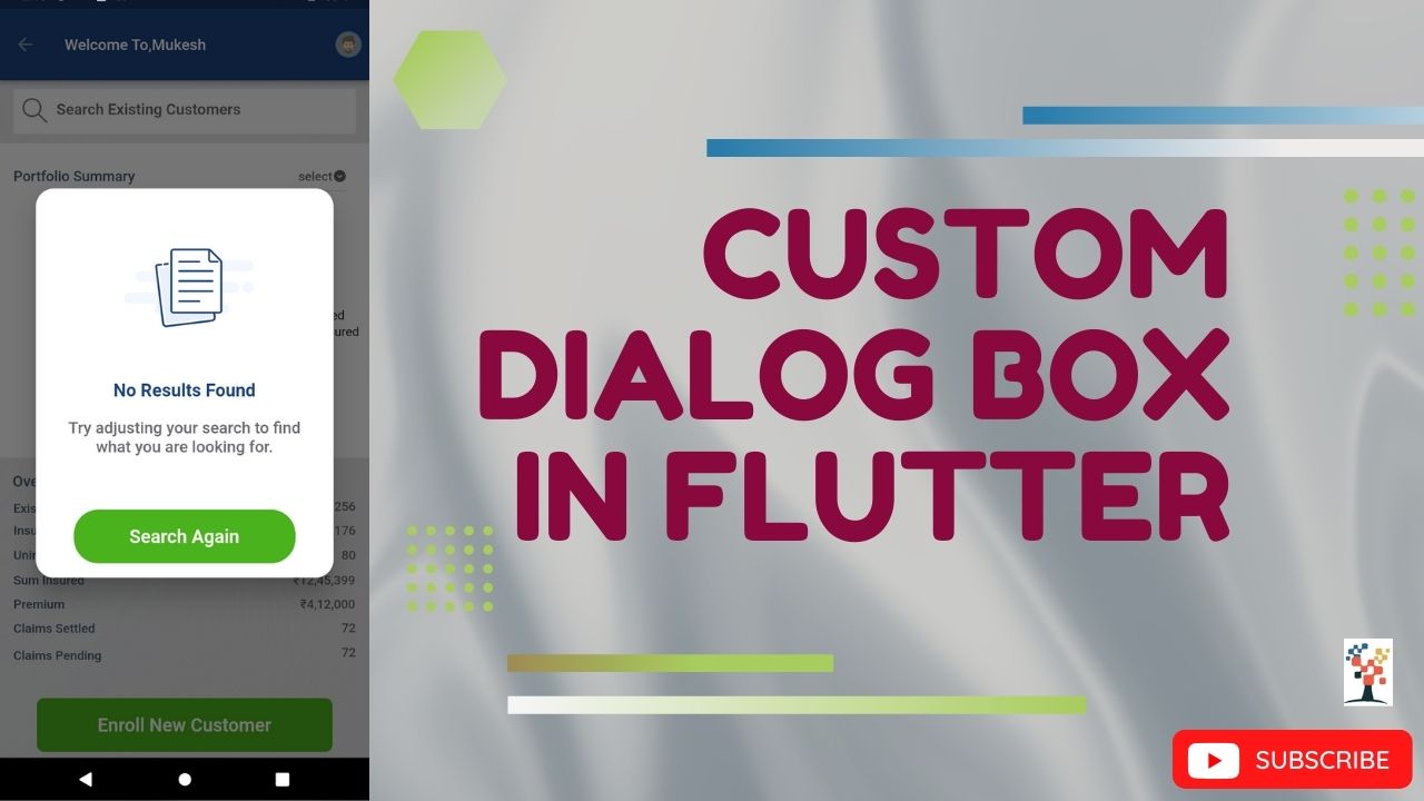 Custom dialog box in flutter